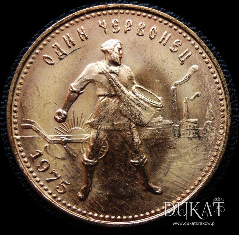 Złota moneta 10 rubli - Czerwoniec - Siewca - ZSRR - różne roczniki.  - zdjęcie przedmiotu